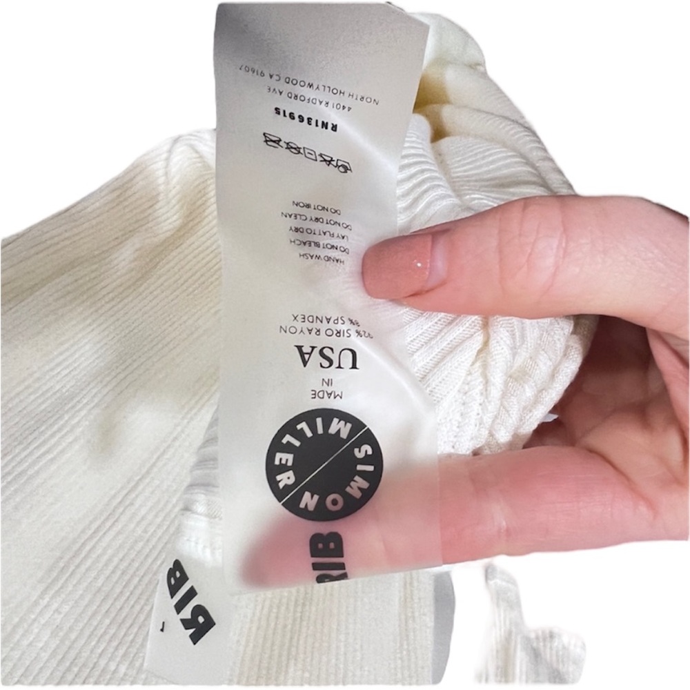 NWT SIMON MILLER Anz Cut-Out Bodycon Dress size large - Picture 11 of 11